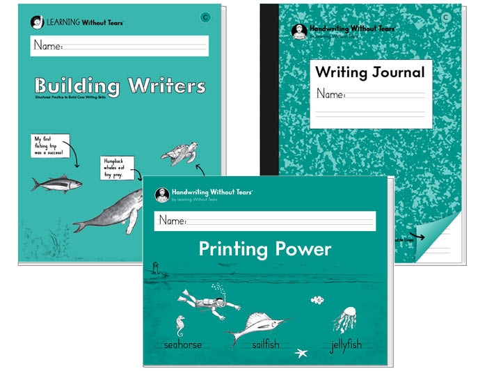 Writing Journal C Teachers Guide Includes Printing Power Student Workbook Handwriting Without Tears 2nd Grade Printing Bundle Pencils for Small Hands 