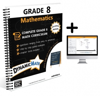 Dynamic Math Atlantic Provinces Gr 8 Workbook & Video Bundle