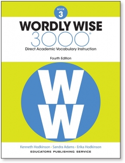 Book 3 - Wordly Wise 3000 4Ed Scratch & Dent